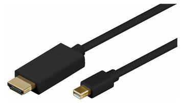 MicroConnect MDPHDMI2B 1.8m DisplayPort HDMI Schwarz Videokabel-Adapter von LumaTech