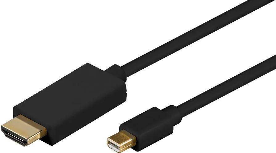 MicroConnect MDPHDMI2B 1.8m DisplayPort HDMI Schwarz Videokabel-Adapter, Ansicht 2