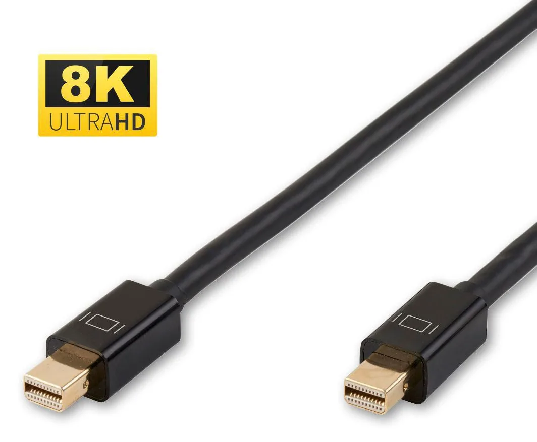 MicroConnect MDPMDP2BV1.4 - 2 m - Mini DisplayPort - Mini DisplayPort - Männlich - Männlich - 7680 x 4320 Pixel, Ansicht 2