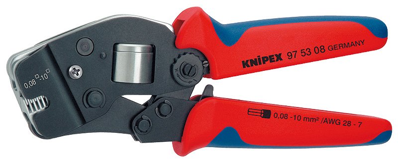 KNIPEX 97 53 08 - Stahl - Blau - Rot - 190 mm - 477 g