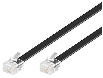 MicroConnect Modular Straight - Telefonkabel - RJ-12 (M)