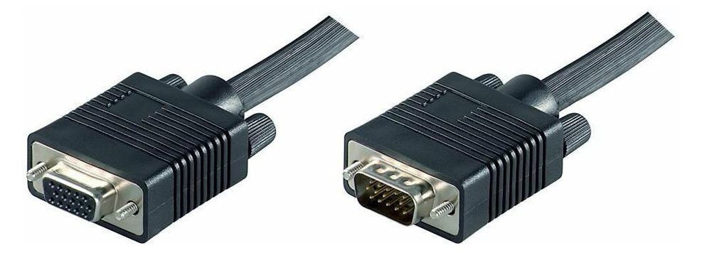MicroConnect MONGH2B 2m VGA (D-Sub) VGA (D-Sub) Schwarz VGA-Kabel von LumaTech