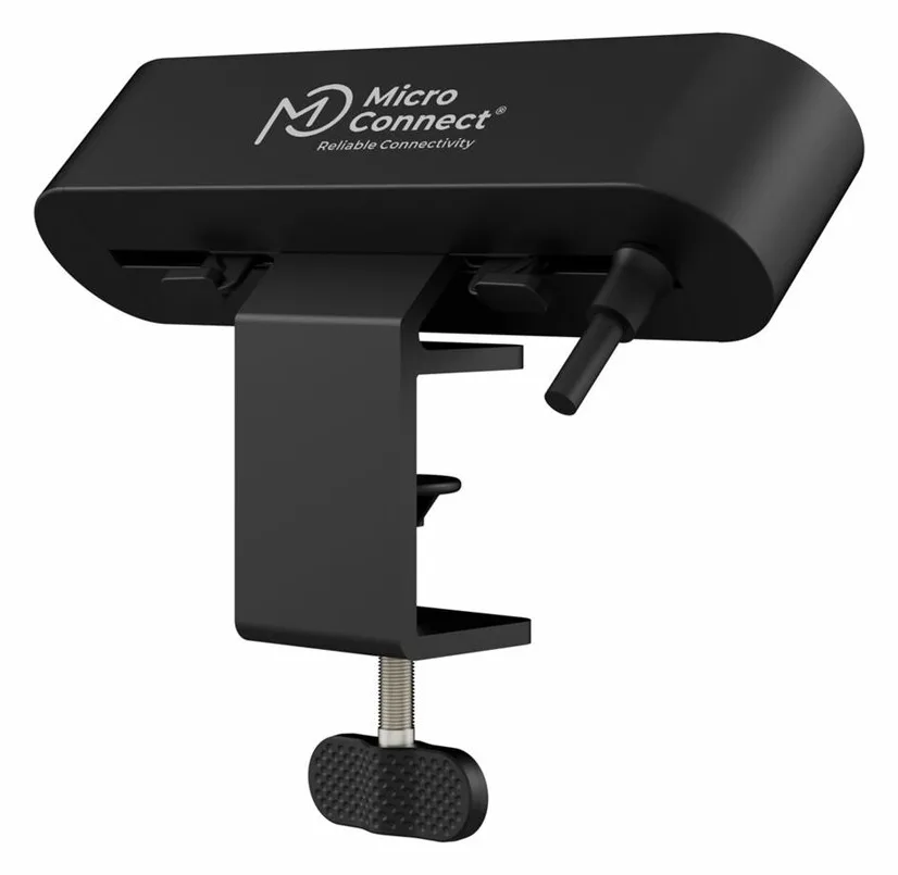 MicroConnect Multi Desktop Power Socket 2 Ways French 1 x USB-A 2 - Digital/Daten, Ansicht 3