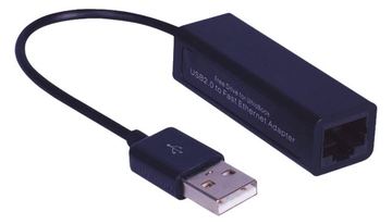 MicroConnect Netzwerkadapter - USB 2.0 - 10Mb LAN - Schwarz von LumaTech