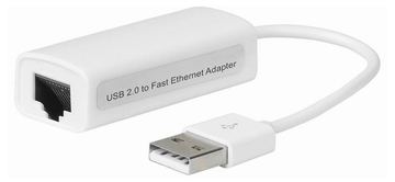 MicroConnect Netzwerkadapter - USB 2.0 - 10Mb LAN - Weiß von LumaTech