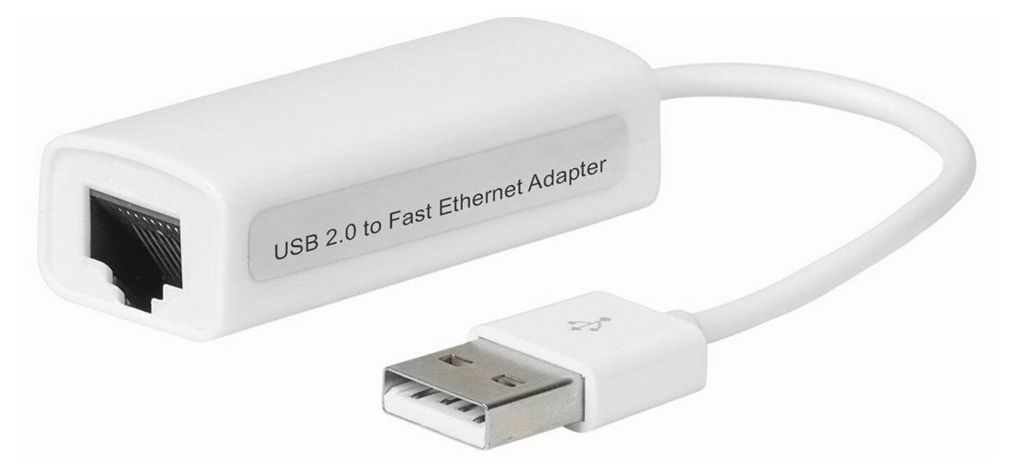 MicroConnect Netzwerkadapter - USB 2.0 - 10Mb LAN - Weiß