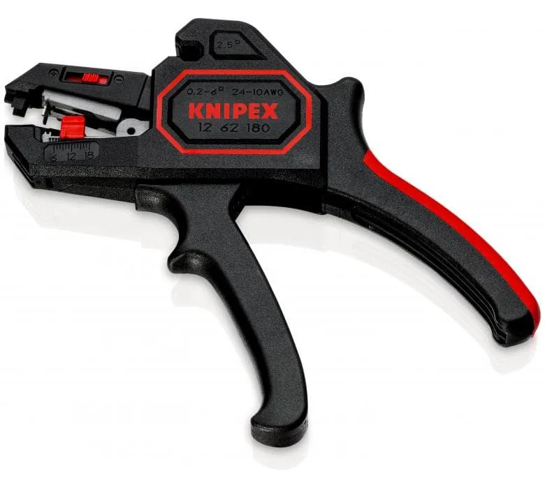 KNIPEX Abisolierzange 12 62 180 - Selbsteinstellende Abisolierzange 180 mm, Ansicht 2