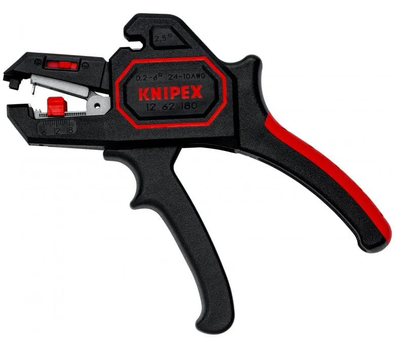 KNIPEX Abisolierzange 12 62 180 - Selbsteinstellende Abisolierzange 180 mm, Ansicht 4
