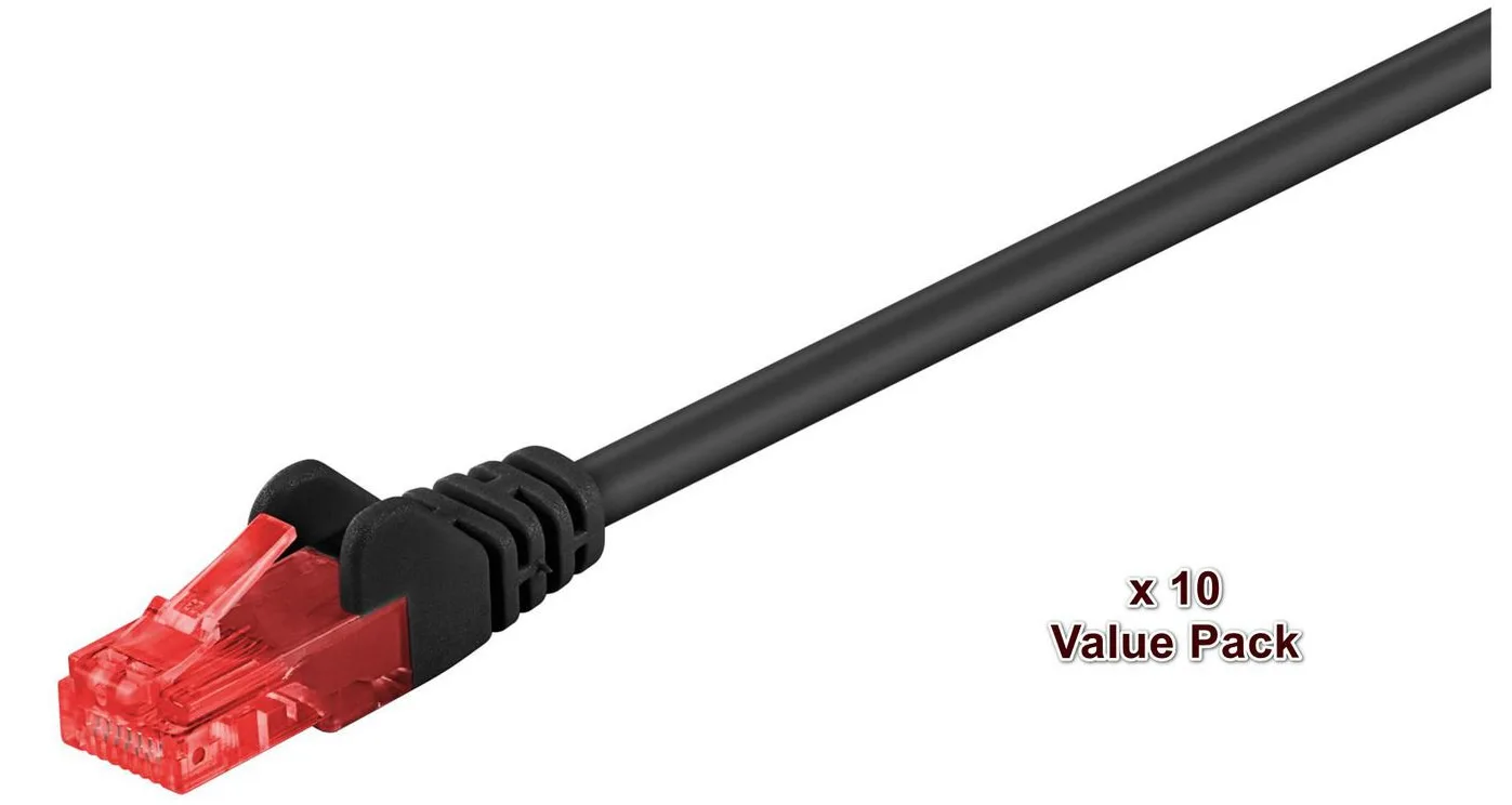 MicroConnect Netzwerkkabel - RJ-45 (M) zu RJ-45 (M) - UTP 3 m schwarz, Ansicht 2