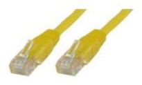 MicroConnect Netzwerkkabel - RJ-45 (M) zu RJ-45 (M) - UTP 10 m gelb von LumaTech