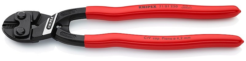KNIPEX CoBolt XL - Bolzenschneiderzange - Kunststoff - Rot - 250 mm - 465 g