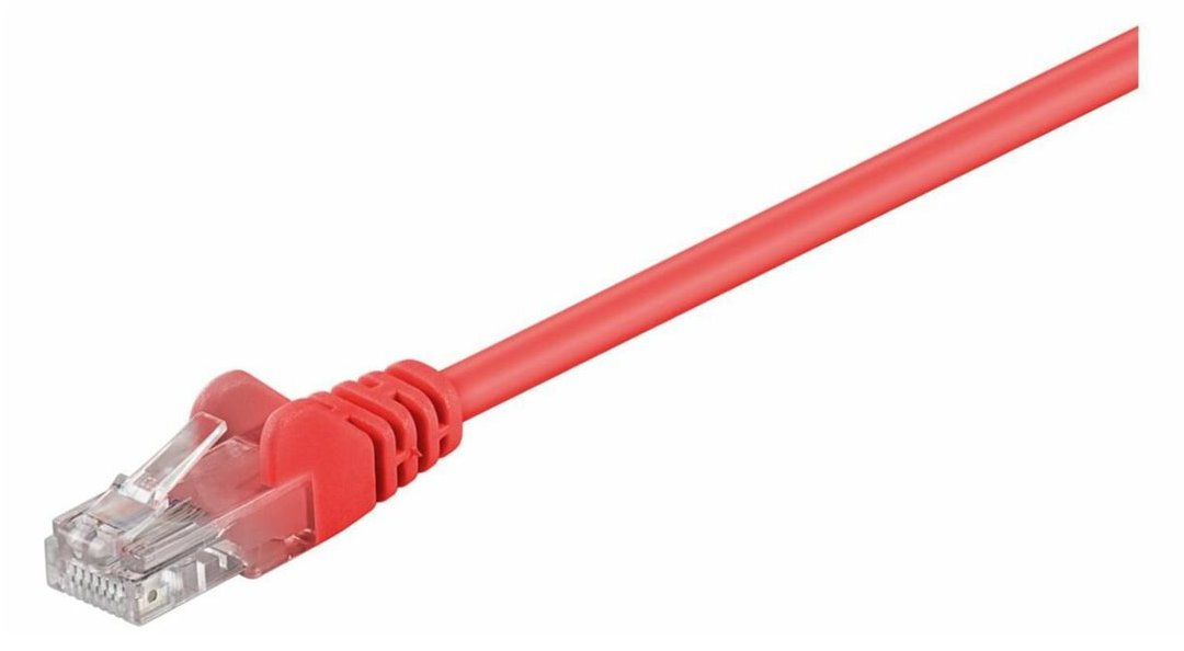 MicroConnect Netzwerkkabel - RJ-45 (M) zu RJ-45 (M) - UTP 0,5 m rot