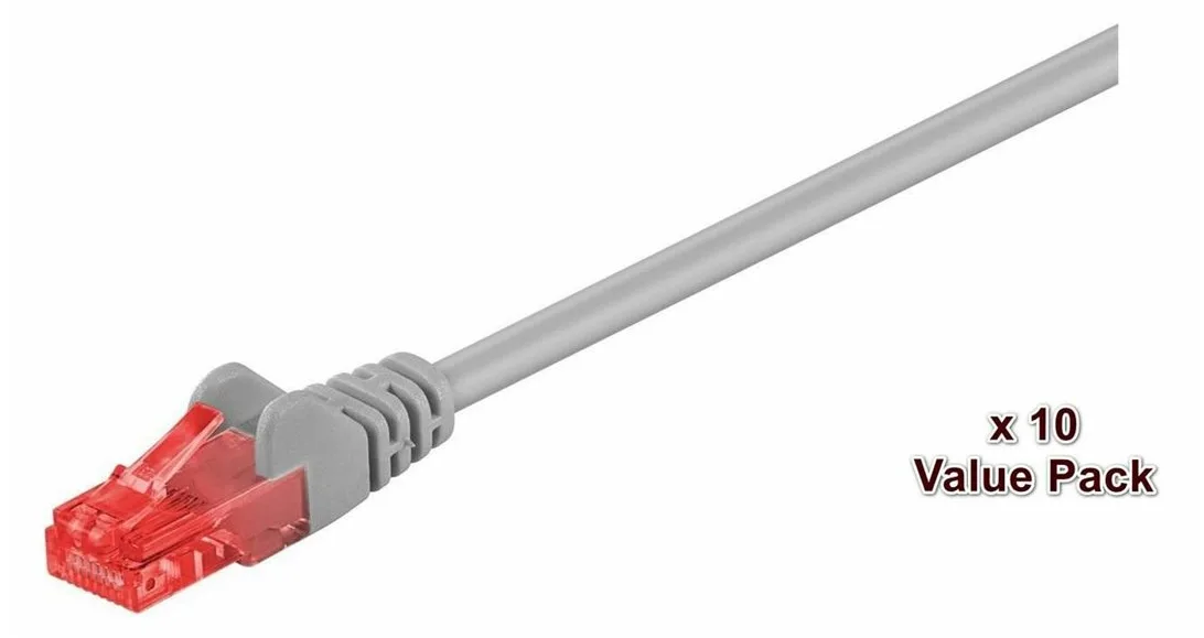 MicroConnect Netzwerkkabel - RJ-45 (M) zu RJ-45 (M) - UTP 3 m grau, Ansicht 2