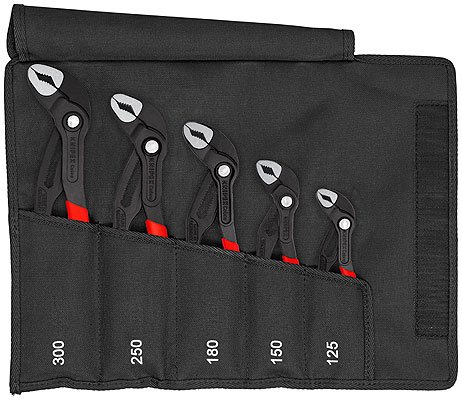 KNIPEX Cobra - Set Nut-und-Federzangen - 5 Stücke