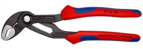 KNIPEX Cobra Hightech-Wasserpumpenzange - Nut-und-Feder-Zange - 180 mm, Ansicht 3