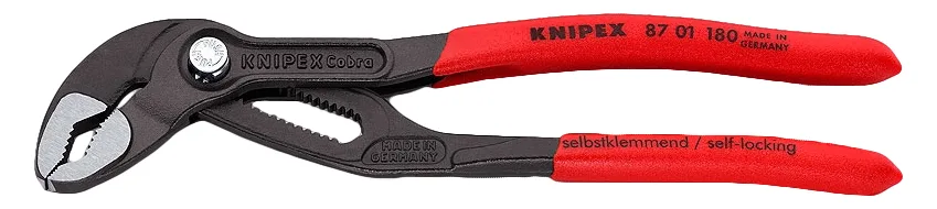 KNIPEX Cobra Hightech-Wasserpumpenzange - Nut-und-Feder-Zange - 180 mm, Ansicht 2