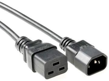 MicroConnect PE0191405 - 0,5 m - C19-Koppler - C14-Koppler - H05VV-F - 250 V - 10 A von LumaTech