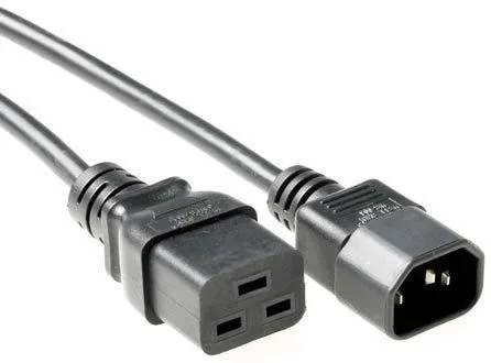 MicroConnect PE0191430 - 3 m - C19-Koppler - C14-Koppler - H05VV-F - 250 V - 10 A, Ansicht 2