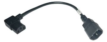 MicroConnect PEA1416 - 0,3 m - C13-Koppler - C14-Koppler - H05VV-F - 250 V - 10 A von LumaTech