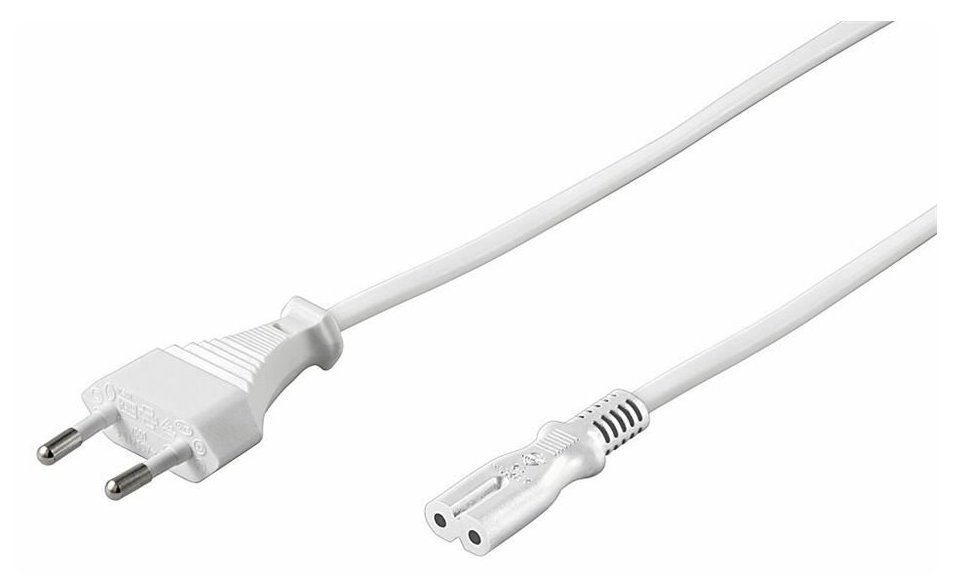 MicroConnect Power Cord Notebook White - Kabel - Strom/Netzteil