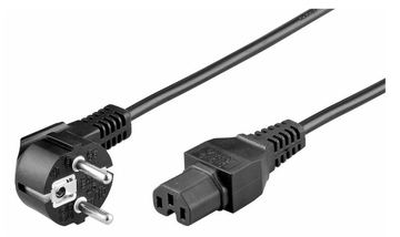 MicroConnect PowerCord - Stromkabel - IEC 60320 C15 zu power CEE 7/7 (M) von LumaTech