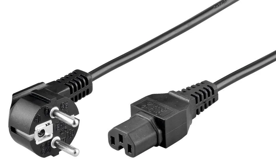 MicroConnect PowerCord - Stromkabel - IEC 60320 C15 zu power CEE 7/7 (M), Ansicht 2