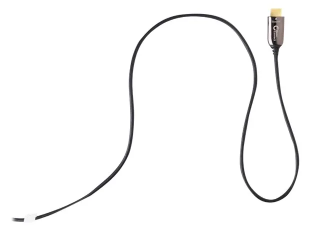 MicroConnect Premium - Kit HDMI-Kabel mit Ethernet - Hybrid Kupfer/Kohlefaser - Schwarz - HAOC-Kabel, Ansicht 2