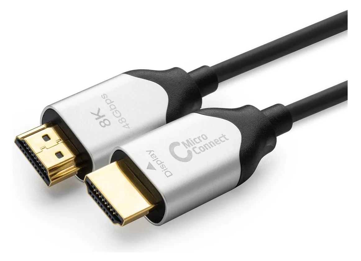 MicroConnect Premium - Ultra High Speed - HDMI-Kabel mit Ethernet - HDMI männlich gerade zu HDMI männlich gerade - 50 m, Ansicht 3