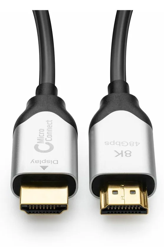 MicroConnect Premium - Ultra High Speed - HDMI-Kabel mit Ethernet - HDMI männlich gerade zu HDMI männlich gerade - 50 m, Ansicht 4