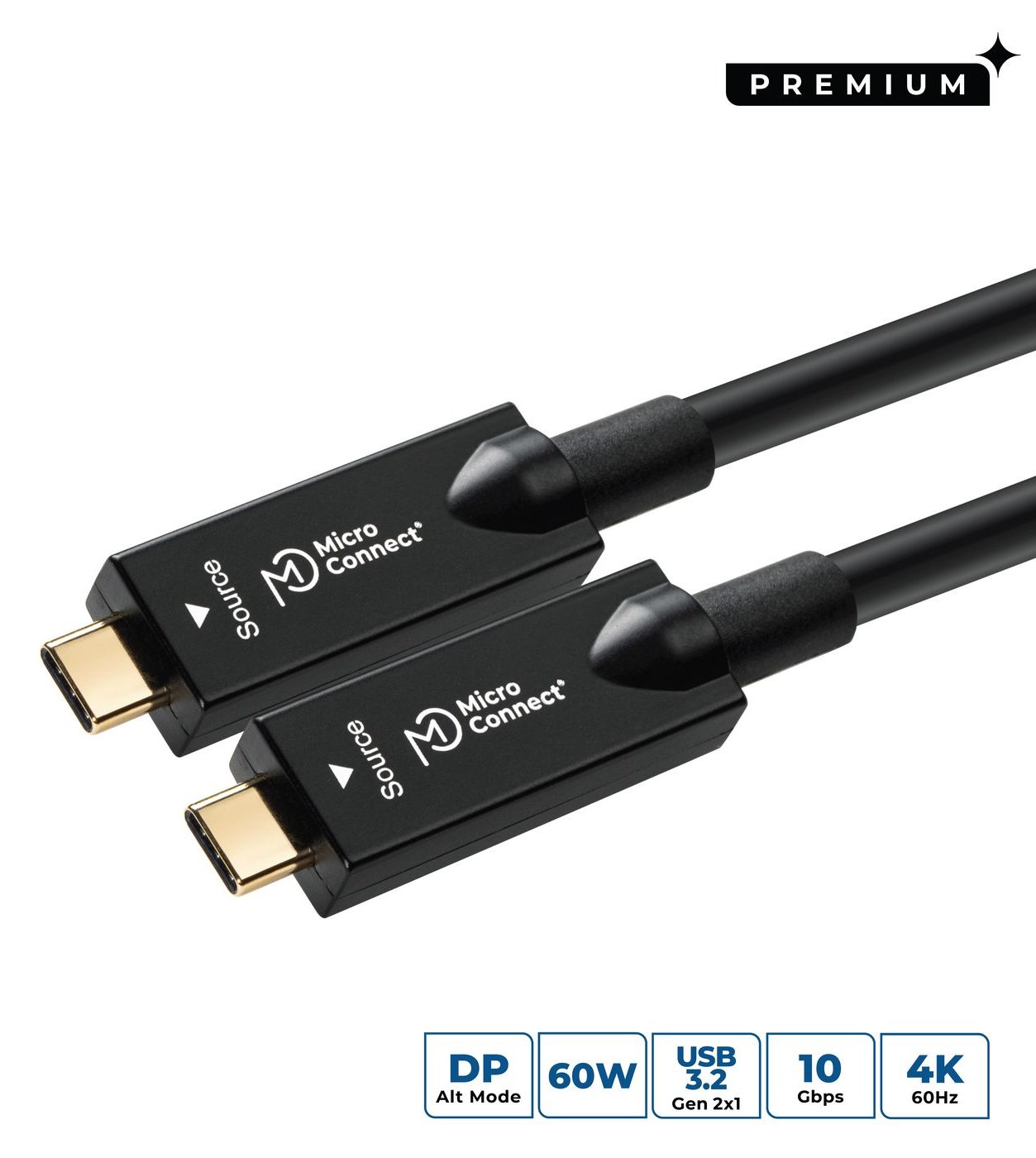 MicroConnect Premium - USB-Kabel - 24 pin USB-C (M) von LumaTech