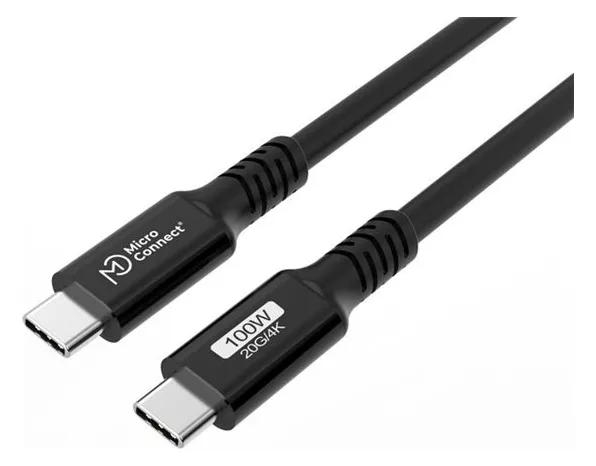 MicroConnect Premium - USB-Kabel - 24 pin USB-C (M) zu 24 pin USB-C (M), Ansicht 2
