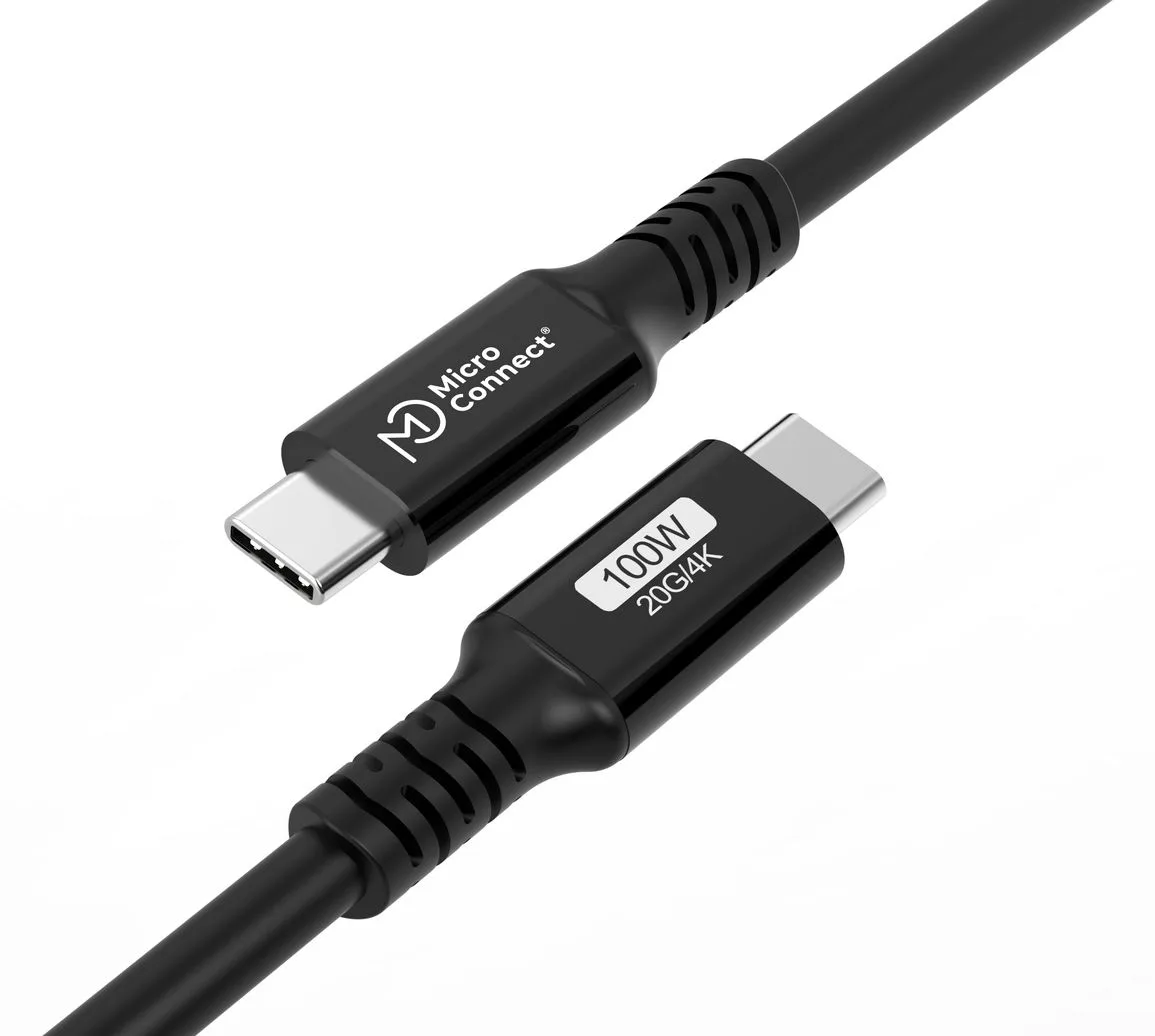 MicroConnect Premium - USB-Kabel - 24 pin USB-C (M) zu 24 pin USB-C (M), Ansicht 4