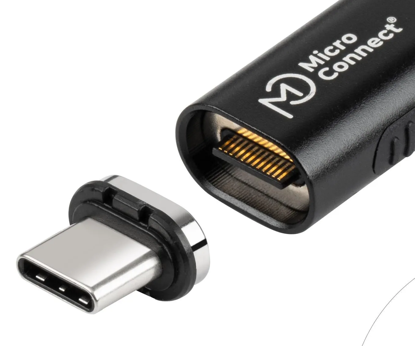 MicroConnect Premium USB4 magnetic plug 40Gbps 240W 8K 2pcs, Ansicht 2