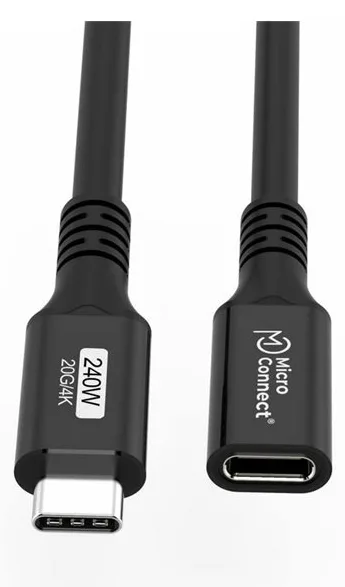 MicroConnect Premium USB-C cable Extender 20Gbps 240W USB 3.2 - Kabel - Digital/Daten, Ansicht 4