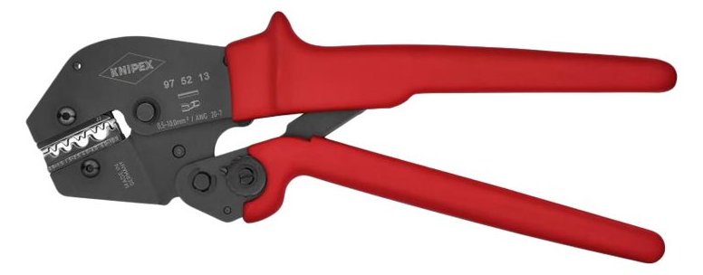 KNIPEX Crimpwerkzeug - Schwarz, Rot