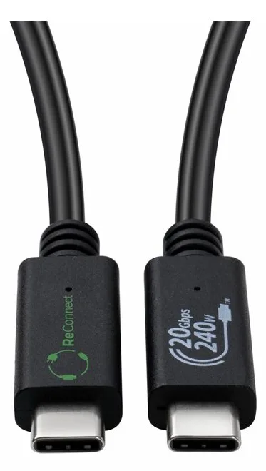 MicroConnect ReConnect GRS USB-C 3.2 Gen2x2 Cable - Kabel - Digital/Daten, Ansicht 2