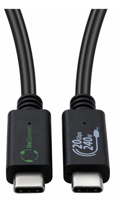 MicroConnect ReConnect GRS USB-C 3.2 Gen2x2 Cable - Kabel - Digital/Daten von LumaTech
