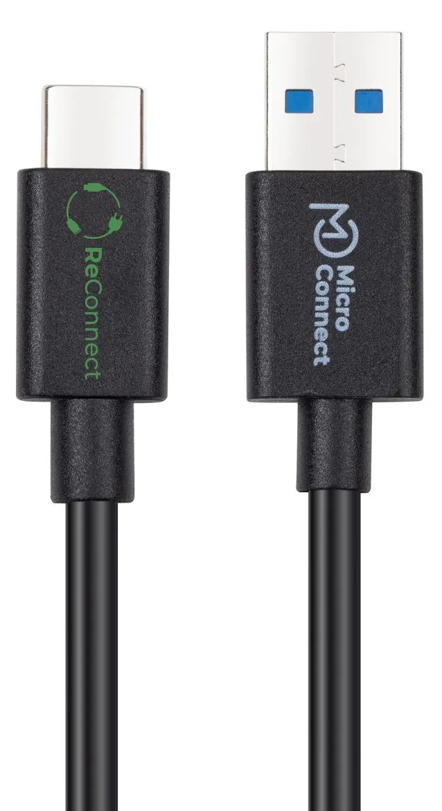MicroConnect ReConnect GRS USB-C to USB-A 3.2 Gen 1 cable - Kabel - Digital/Daten, Ansicht 3