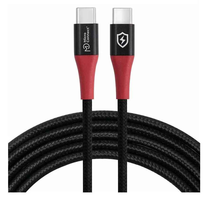 MicroConnect Safe Charge USB-C to C Data Blocker cable 240W - Kabel - Digital/Daten, Ansicht 2