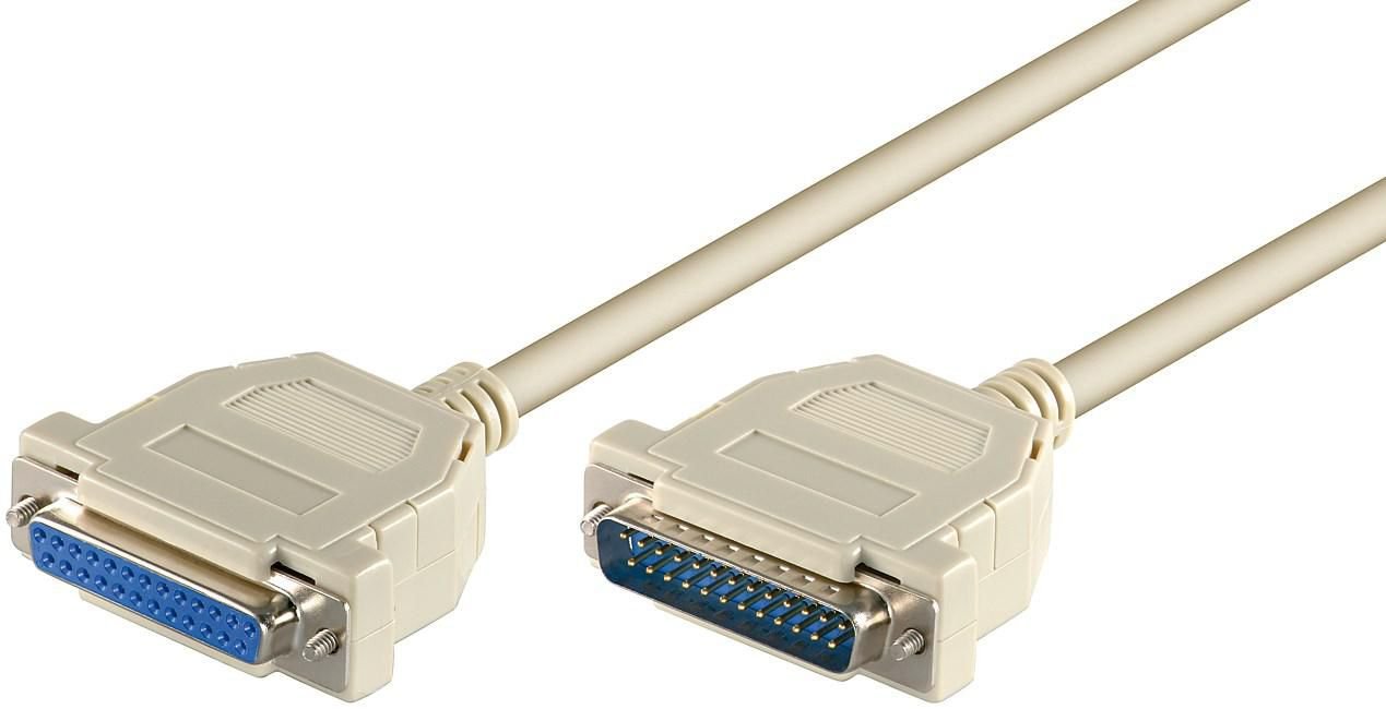 MicroConnect Serielles / paralleles Kabel - DB-25 (M) von LumaTech
