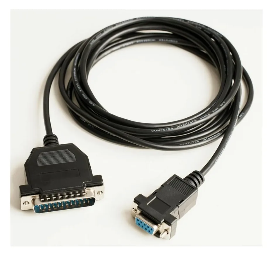 MicroConnect Serielles / paralleles Kabel - DB-9 (W) - Schwarz, Ansicht 3
