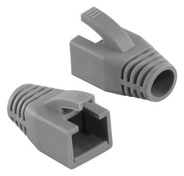 MicroConnect Strain Relief Boot Cat7 cables upto Grey 50pcs von LumaTech