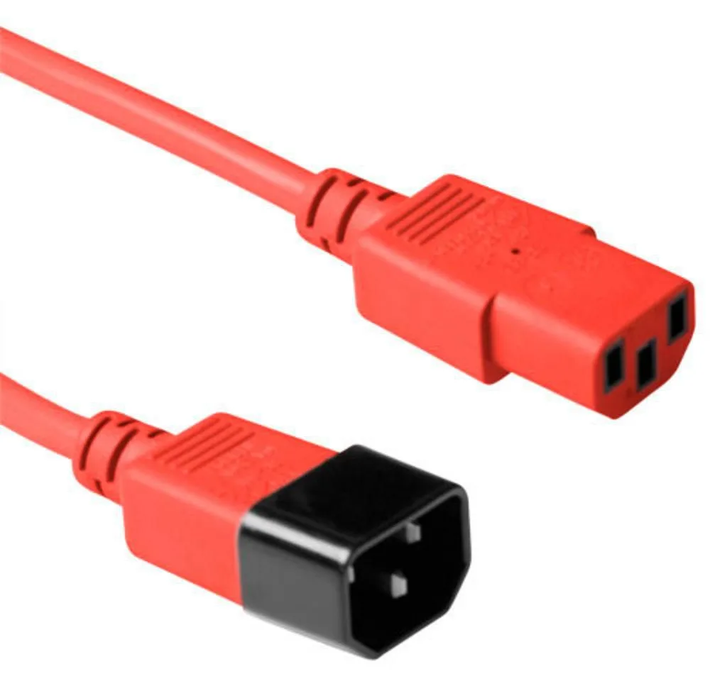 MicroConnect Stromkabel - IEC 60320 C14 zu power IEC 60320 C13, Ansicht 2