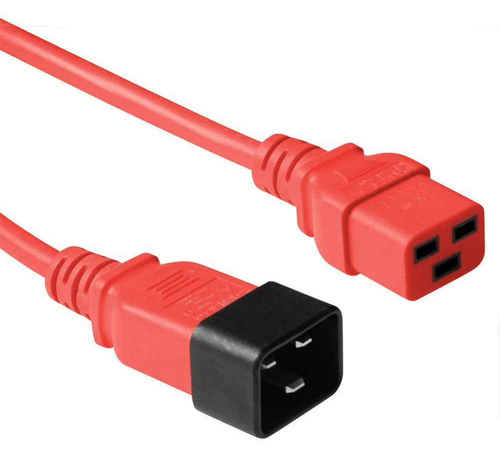 MicroConnect Stromkabel - IEC 60320 C20 zu IEC 60320 C19, Ansicht 2