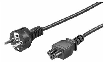 MicroConnect Stromkabel - IEC 60320 C5 bis CEE 7/7 (M) - Schwarz von LumaTech