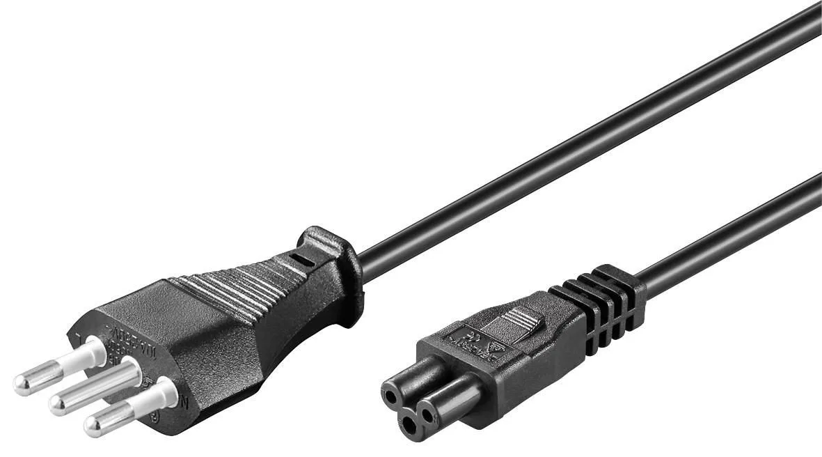 MicroConnect Stromkabel - IEC 60320 C5 zu CEI 23-16/VII (M), Ansicht 2