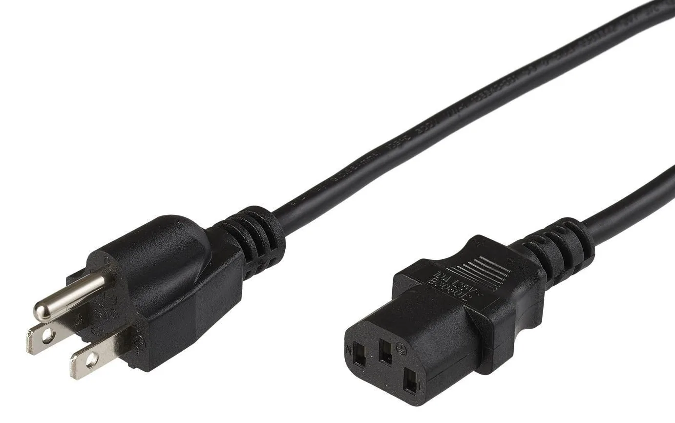 MicroConnect Stromkabel - NEMA 5-15P (S) zu power IEC 60320 C13, Ansicht 2