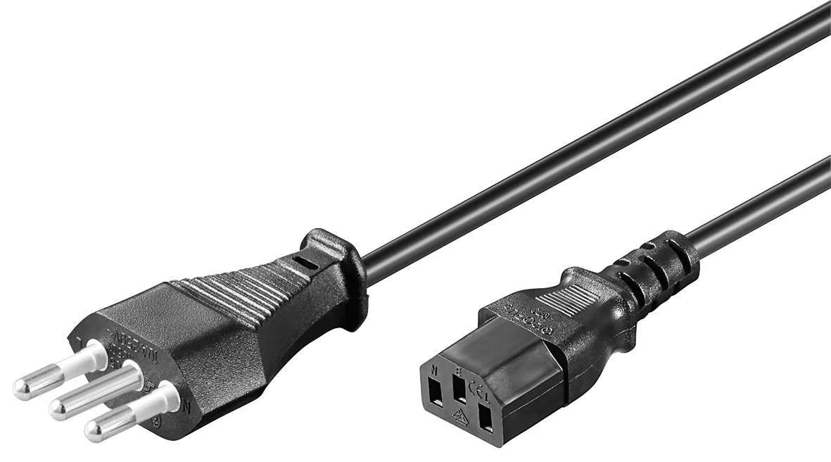 MicroConnect Stromkabel - power IEC 60320 C13 zu CEI 23-16/VII (M), Ansicht 2
