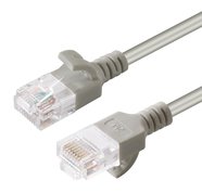 MicroConnect U/UTP Cat6a Slim Grey - Kabel - Netzwerk