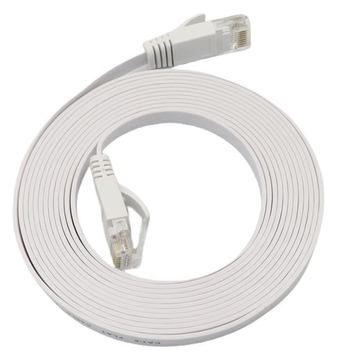 MicroConnect U/UTP CAT6A White Flat LSZH TPE Jacket - Kabel - Netzwerk von LumaTech